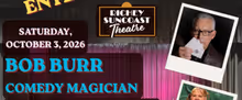 Bob Burr, Juanita Lolita, and Mike Palma to Perform at Richey Suncoast Theatre