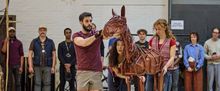 WAR HORSE in Rehearsal at the National Theatre