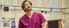 Adrien Brody and Nana Mensah in THE FEAR OF 13 Rehearsals