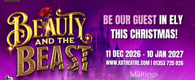 Cast Set for BEAUTY AND THE BEAST Pantomime at The Maltings in Ely