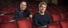 Peter James Meets George Rainsford, His New Roy Grace, on Stage at Theatre Royal Brig