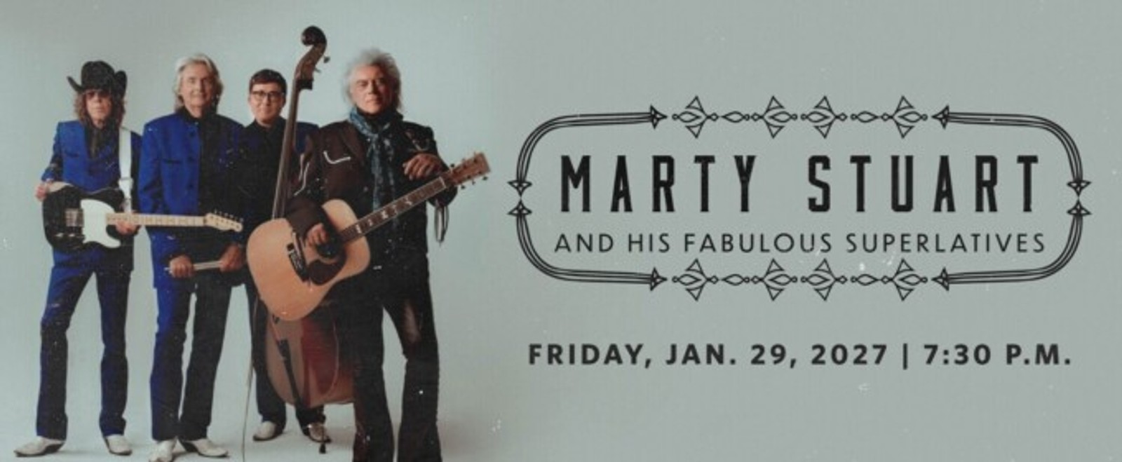 MARTY STUART AND HIS FABULOUS SUPERLATIVES to Perform at Kauffman Center