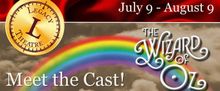 Cast Set for THE WIZARD OF OZ at Legacy Theatre in Branford, CT