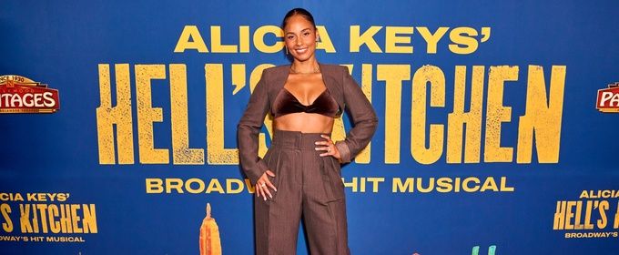 Photos: Alicia Keys Attends HELL'S KITCHEN National Tour Opening