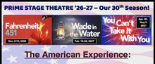Prime Stage Theatre To Celebrate 30th Season With American Themed Plays