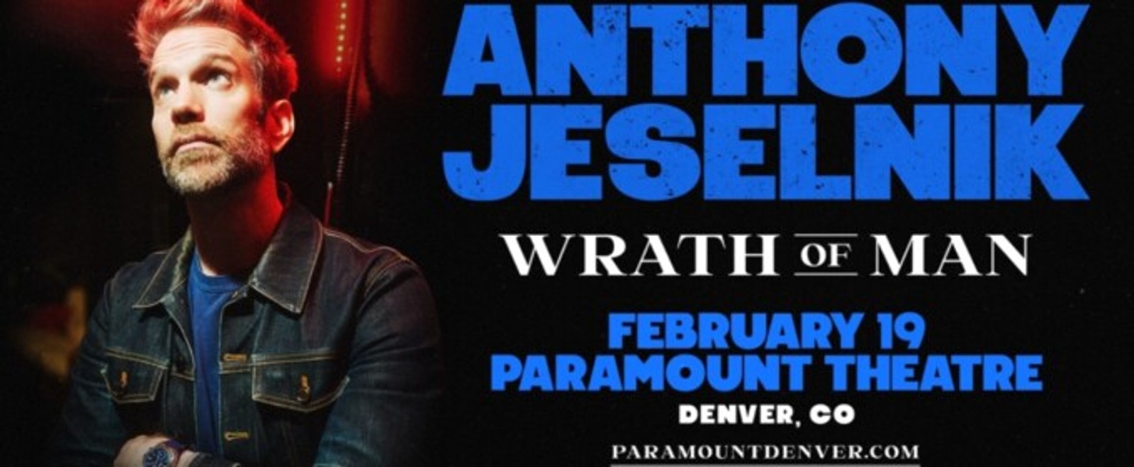Anthony Jeselnik's WRATH OF MAN Tour to Stop at Paramount Theatre February 19