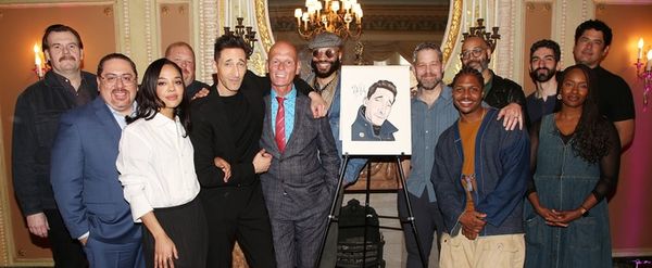 Photos: THE FEAR OF 13's Adrien Brody Receives Sardi's Portrait