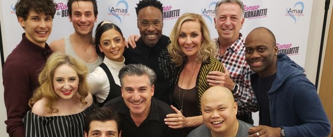 Photo Flash: Billy Porter Visits ROMEO & BERNADETTE Off-Broadway Photos