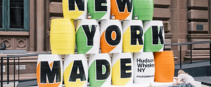 Photo Flash: The Public Theater and Hudson Whiskey Team Up for Barrel Art Instal Photos