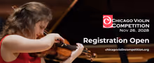 Chicago International Violin Competition Now Accepting Registrations