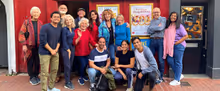 Photo: Hayley Mills, Rula Lenska, Paul Nicholas and THE BEST EXOTIC MARIGOLD HOTEL Co