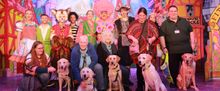 DICK WHITTINGTON Cast At The Belgrade Theatre Joined On Stage By Guide Dog Puppies