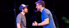 Josh Radnor, Noah Galvin & Khalil Madovi in HIT MACHINE
