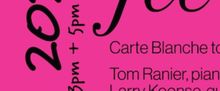 JAZZ / CARTE BLANCHE TO TOM RANIER to Play Mount Wilson Observatory