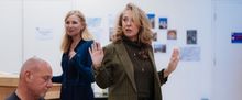 Tracy-Ann Oberman and Jennifer Westfeldt in Rehearsals for ASSEMBLED PARTIES
