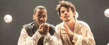 Ncuti Gatwa and Edward Bluemel in BORN WITH TEETH