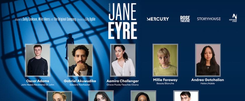 Cast Set for JANE EYRE at Mercury Theatre Colchester Photo