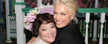 Hannah Waddingham Visits SCHMIGADOON! on Broadway