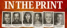Cast Set For IN THE PRINT at the King's Head Theatre