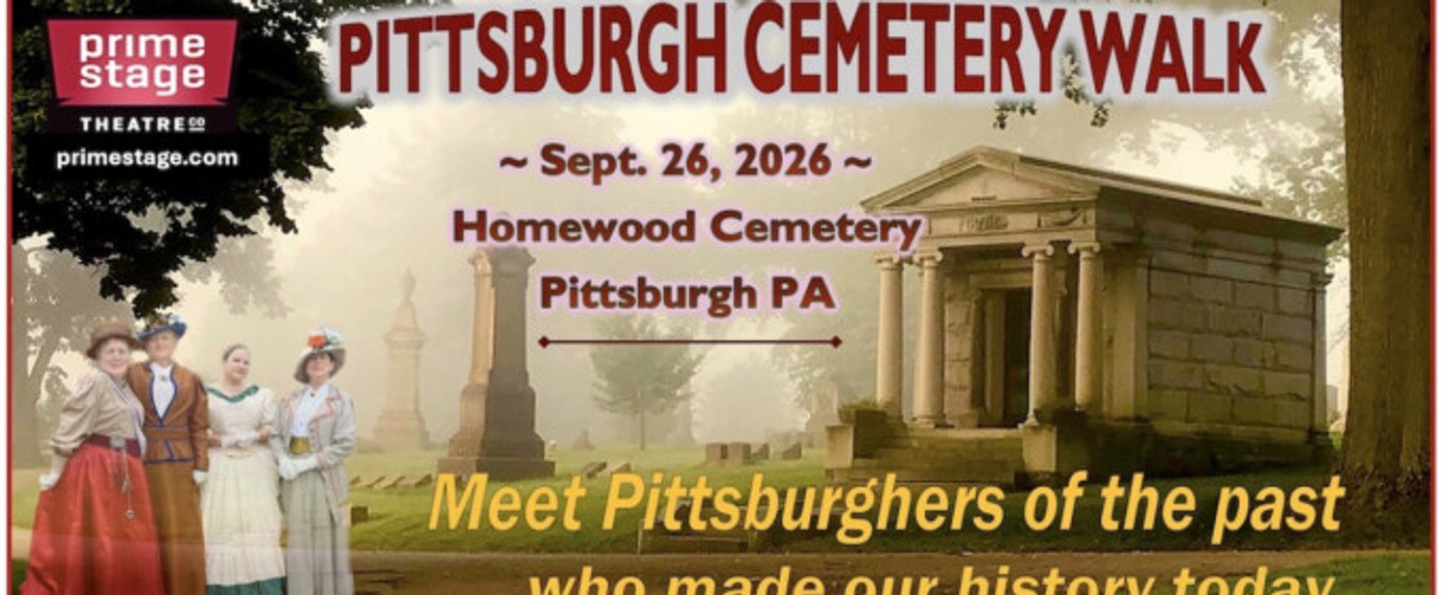 Actors Revealed For Prime Stage Theatre's HOMEWOOD CEMETERY WALK