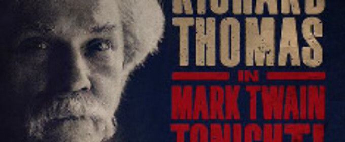 Richard Thomas to Star in MARK TWAIN TONIGHT! in Jacksonville