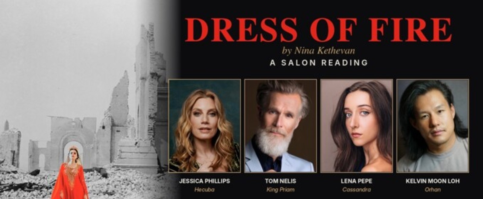 Jessica Phillips, Kelvin Moon Loh and More to Star in DRESS OF FIRE Presentations