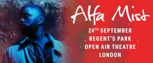 ALFA MIST to Perform at Regent's Park Open Air Theatre's Live Music Week