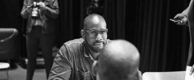 Photo Flash: Inside Rehearsal For Signature Theatre's THE HOT WING KING Photos