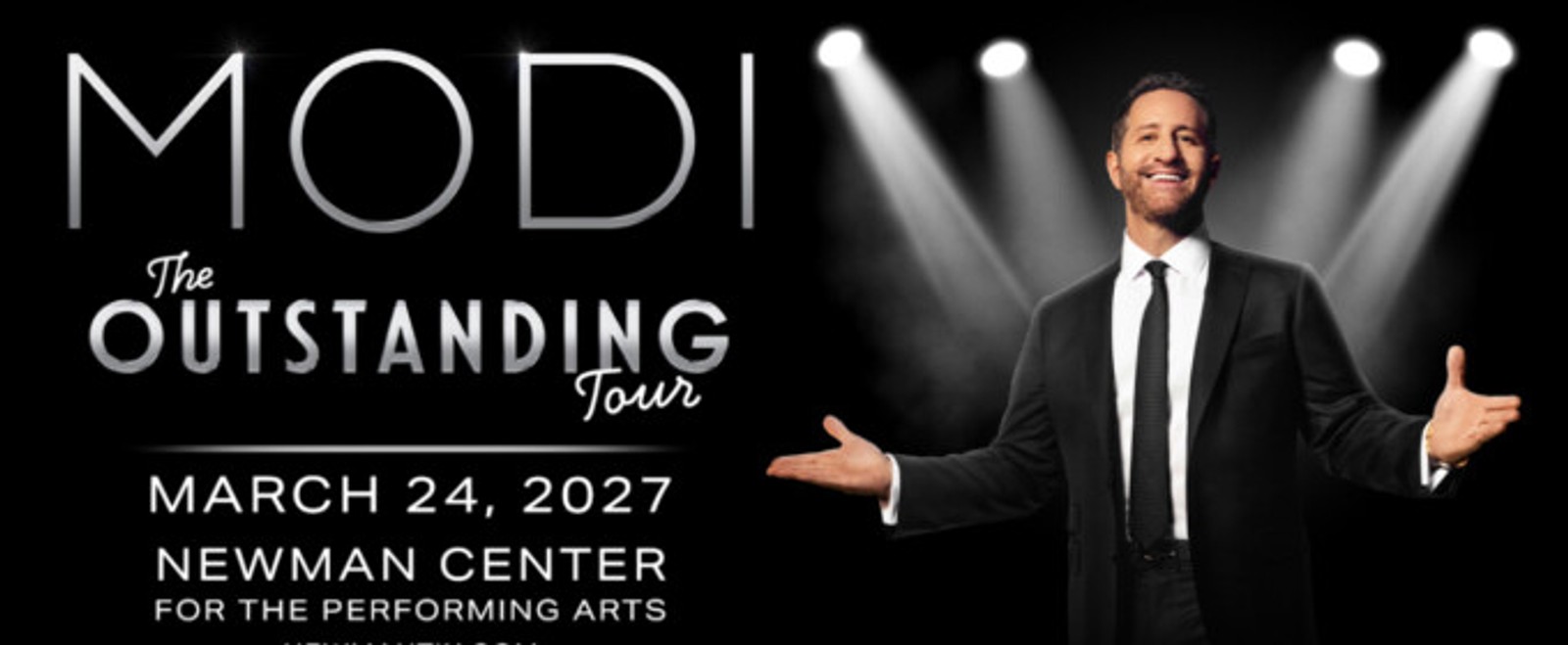 Modi to Perform MODI: THE OUTSTANDING TOUR at Newman Center