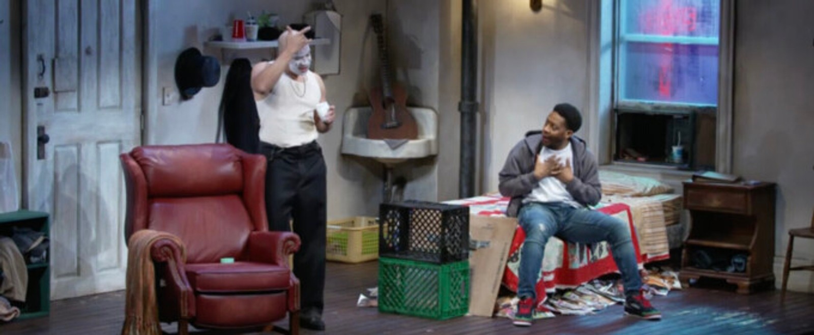 Video: Glenn Davis and Namir Smallwood in TOPDOG/UNDERDOG at Steppenwolf