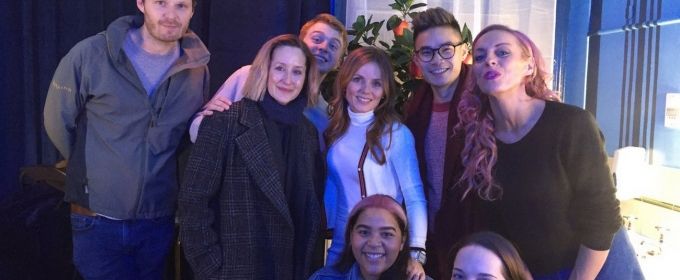 Photo Flash: Geri Halliwell Visits DEAR EVAN HANSEN in London Photos