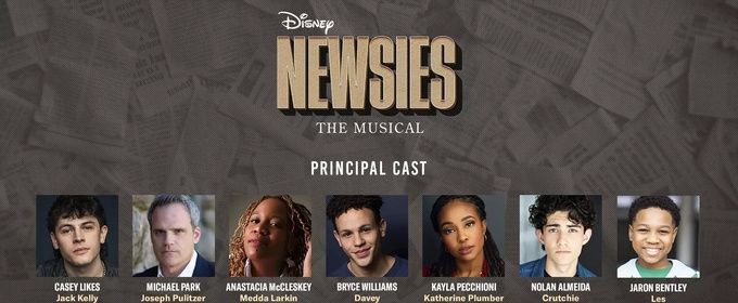 Casey Likes, Michael Park, Anastacia McCleskey, and More Will Lead NEWSIES at The Muny Photo
