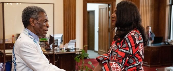 Photo Flash: Tony-Winner André De Shields Visits With St. Louis Mayor Tishaura  Photos