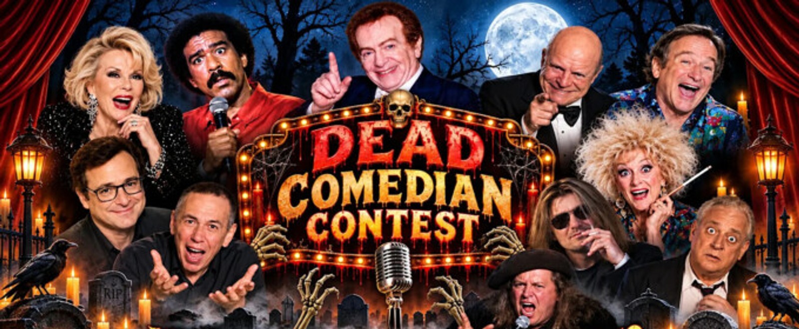 Jackie Mason's Daughter Sheba Helms DEAD COMEDIAN CONTEST at Comic Strip Live