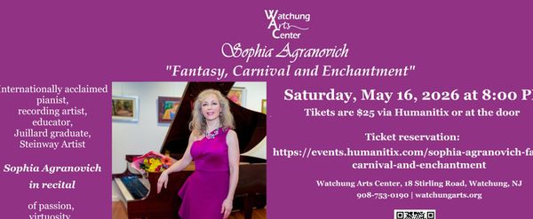 Pianist Sophia Agranovich Will Present FANTASY, CARNIVAL AND ENCHANTMENT Tour