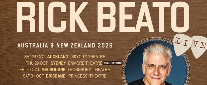RICK BEATO LIVE to Move to Larger Sydney Venue After High Demand