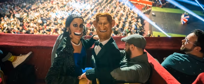 Photos: Meghan and Harry from IDIOTS ASSEMBLE: SPITTING IMAGE THE MUSICAL Visit  Photos