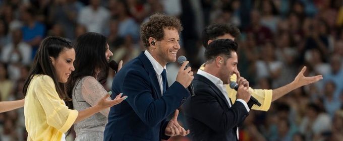 David Bustamante, Diana Navarro y Daniel Diges ponen voz a la visita del papa en el Bernabéu