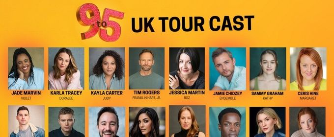 Full Cast Set for 9 TO 5 THE MUSICAL UK Tour