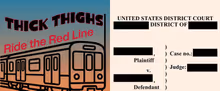 CLOSING ARGUMENTS and THICK THIGHS RIDE THE RED LINE Double Feature to Play Elgin Fri