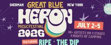 Ripe, The Dip, Donna The Buffalo, Moontricks and More to Perform at GREAT BLUE HERON 