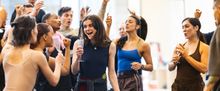Melanie Moore, Amber Iman and More in Rehearsals for BLACK SWAN at A.R.T.
