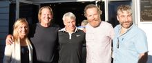 Bryan Cranston and Stephen Schwartz Attend WINDFALL at Bay Street Theater