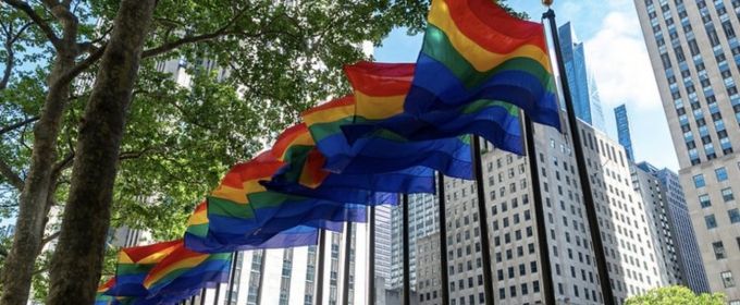 Photo Flash: Rainbow Flags Fly at Rockefeller Center in Celebration of Pride Photos