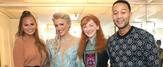 Photo Flash: FROZEN National Tour Welcomes John Legend And Chrissy Teigen Photos