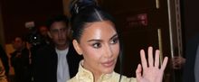 Kim Kardashian Visits THE FEAR OF 13 on Broadway