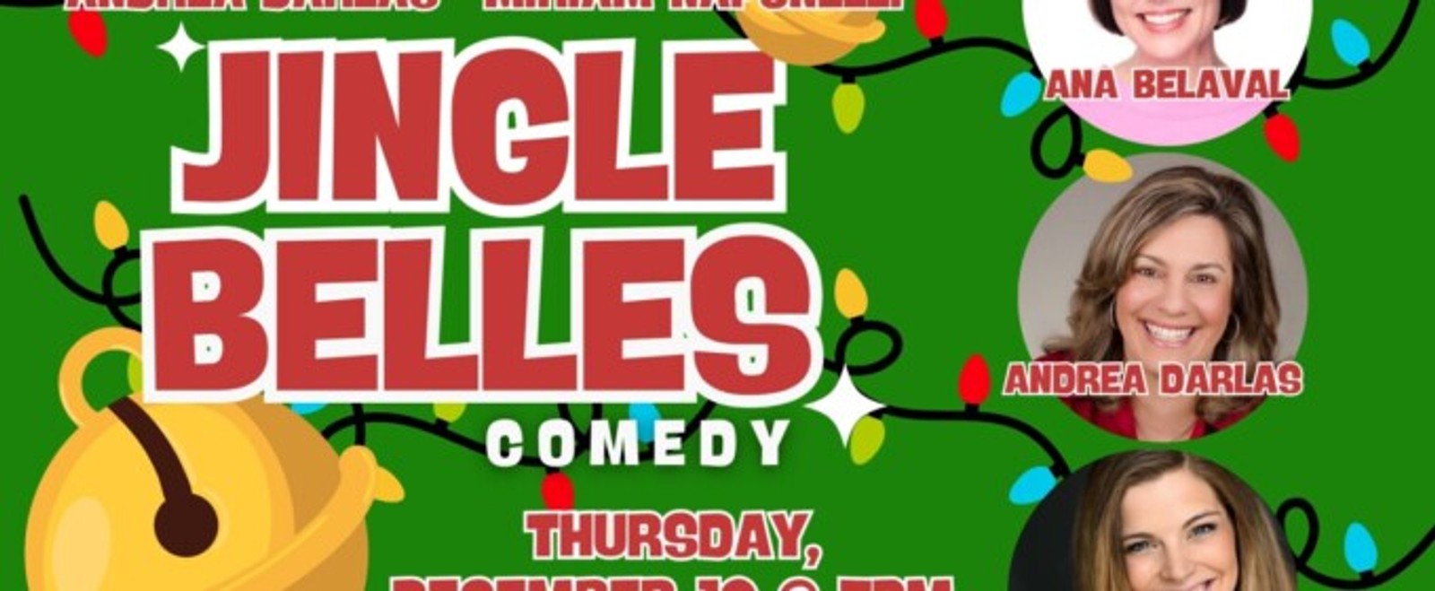 JINGLE BELLES Will Bring Holiday Stand-Up Comedy to Raue Center