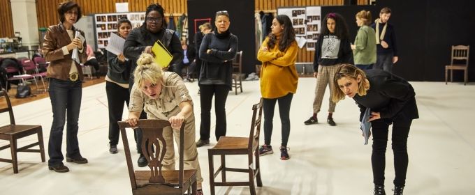 Photo Flash: Go Inside Rehearsals for THE WELKIN at the National Theatre Photos