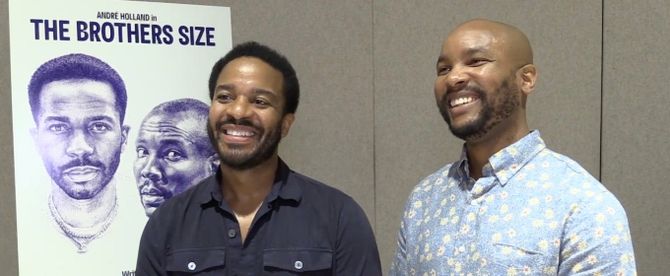 Video: André Holland & Alani iLongwe Explain What THE BROTHERS SIZE Is All About