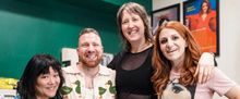 Annaleigh Ashford, Ann Harada, & Sandra Caldwell at YOU MIGHT KNOW HER FROM Live Reco